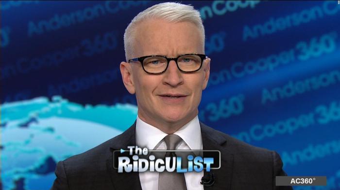 Anderson Cooper CNN interview with [guest name]