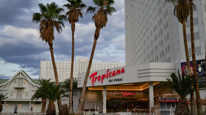 What happened during the Tropicana implosion?