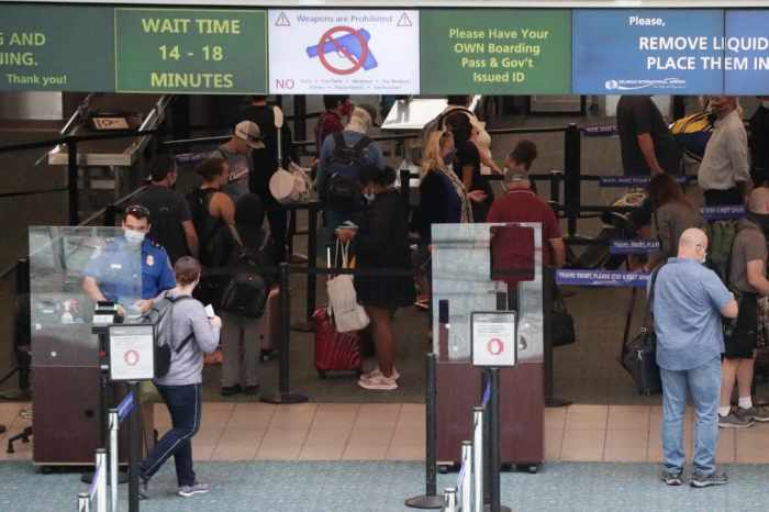 Orlando airport security wait times and delays