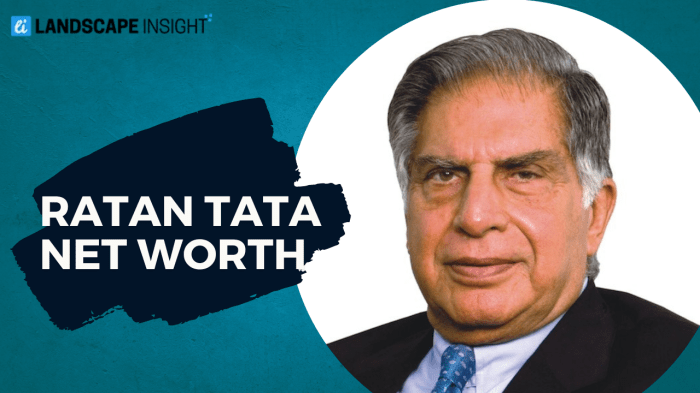 What is Ratan Tata's net worth and philanthropy?