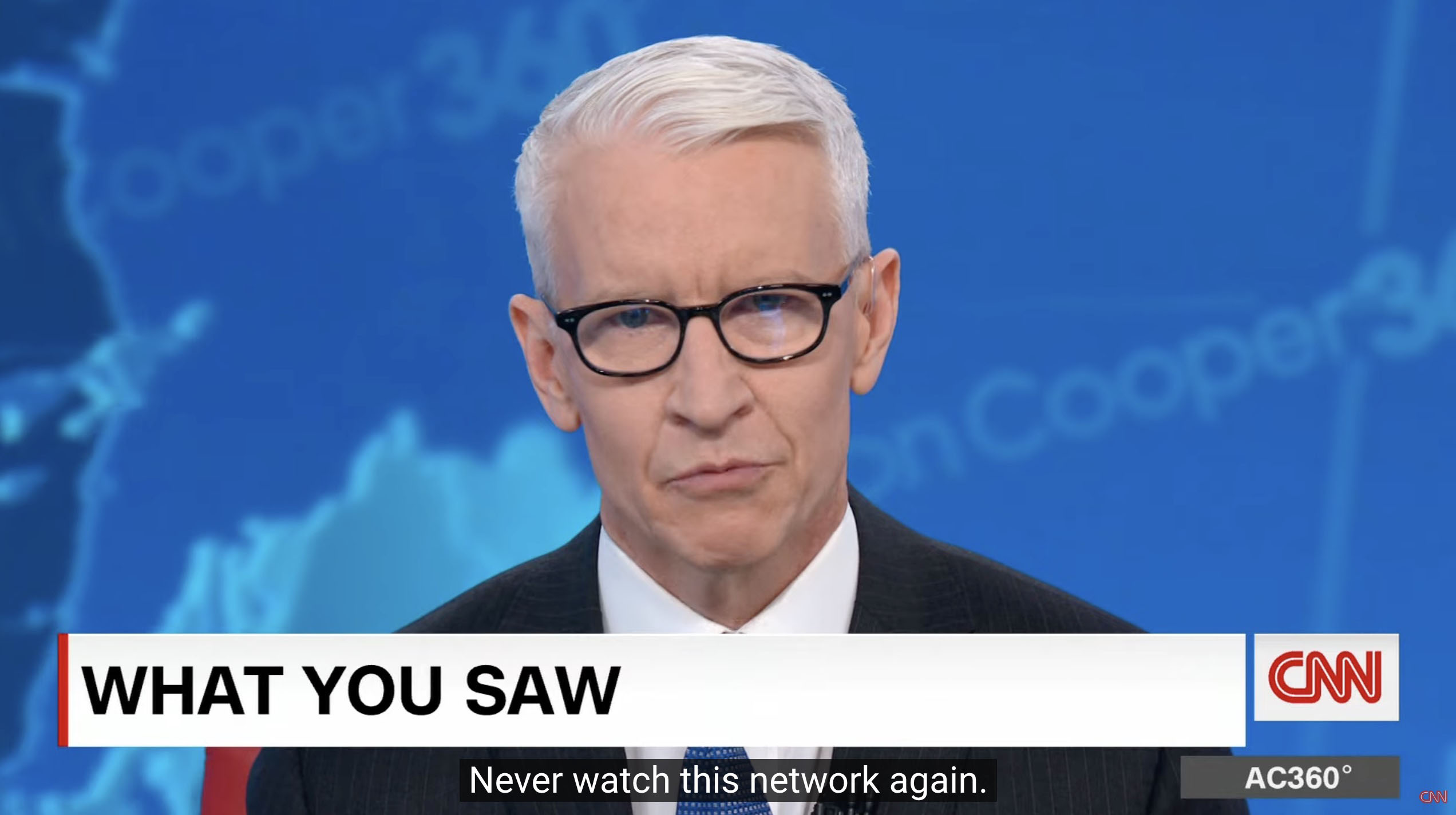 Anderson Cooper CNN interview with [guest name]