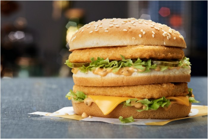 Chicken Big Mac ingredients and nutritional information